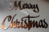 "Merry Christmas" Metal Wall Art Decor