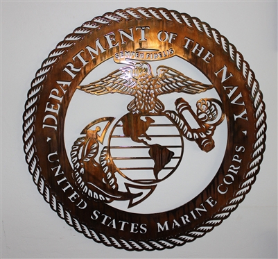 Military Logo #10 Metal Wall Art (30")