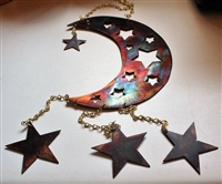 Moon and Stars Wind Chime
