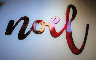 noel metal wall art accent