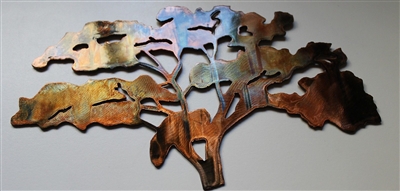 The Old Oak Tree Metal Wall Art Decor Accent