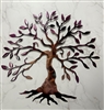 Olive Tree metal Wall Art Purple Tinged