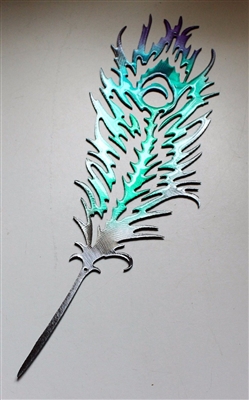 Peacock metal art