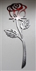 Rose Metal Wall Art Accent