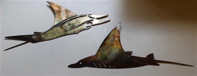 Sea Rays Metal Wall Art