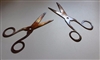 Small Scissors (2) Metal Wall Art Decor Copper/Bronze Plated