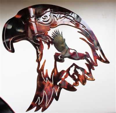 Soar Like a Eagle Metal Wall Art