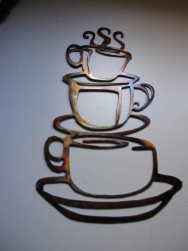 Coffee Cup Metal Wall Decor: A Unique Touch for Your Home