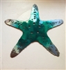 Starfish Metal Wall Art Decor Teal Tinged