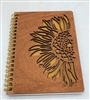 Sunflower-Wooden Notebook