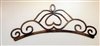 metal wall art tiara accent