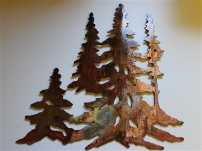 Trees Metal Wall Art Decor