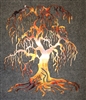 Weeping Willow Metal Wall Art Tree