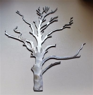 Winter Tree Metal Wall Decor Accent