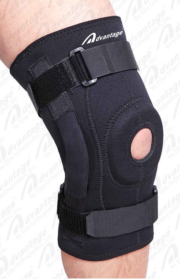 Supply Adjustable Compression Sleeve Orthopedic Brace Hinged Knee