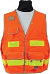 8068 Safety Utility Vest - Flo Orange