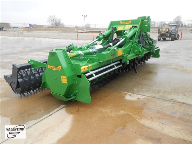 Valentini ER7200DT Folding Rotary Tiller & Packer Roller