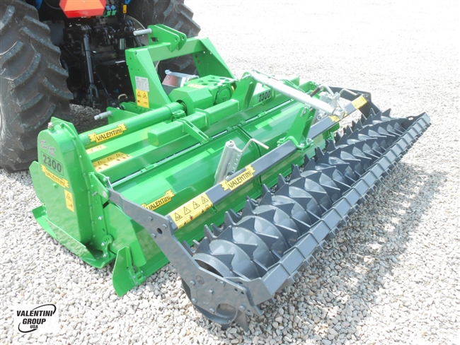 Valentini H2300, 93" 3PT Rotary Tiller