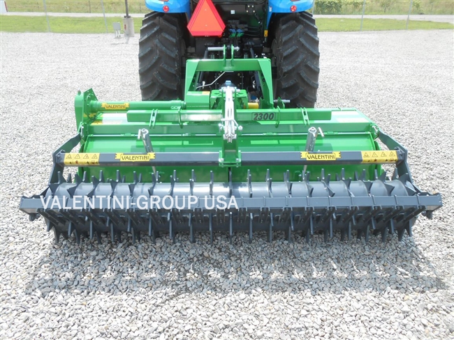 Valentini H2300 93" Tiller with Packer Roller