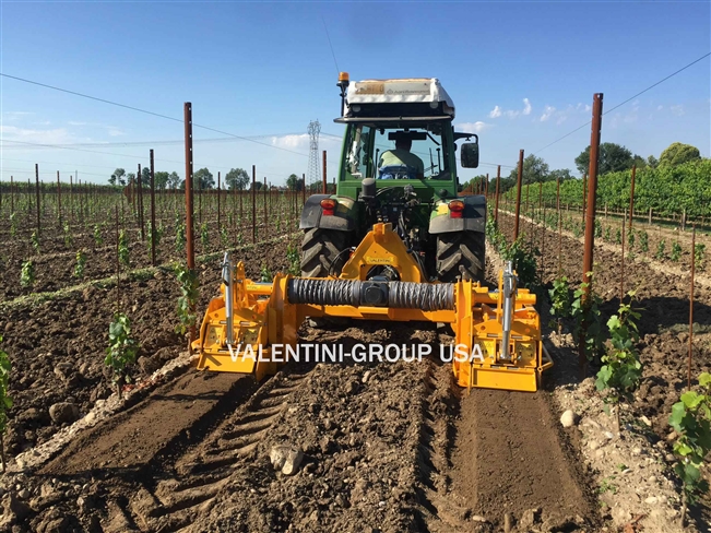 Valentini Inter-Row 1000 Stone & Rock Crusher