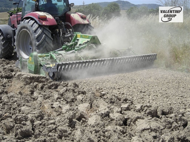 Valentini MSQ5200DT Folding Rotary Tiller & Packer Roller