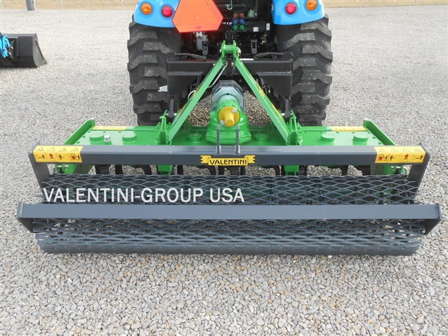 Valentini TG1600 Power Harrow & Mesh Roller