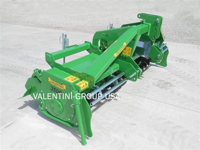 Valentini U2500, 8'-6" 3-Point Rotary Tiller