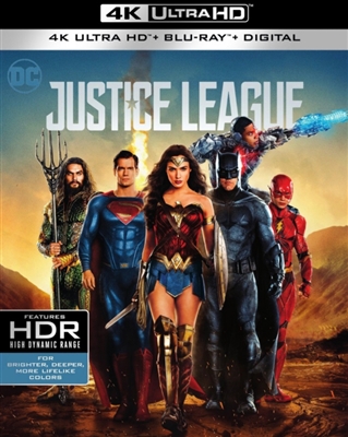 Justice League 4K UHD 01/18 Blu-ray (Rental)