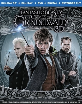 Fantastic Beasts: The Crimes of Grindelwald 3D Blu-ray (Rental)