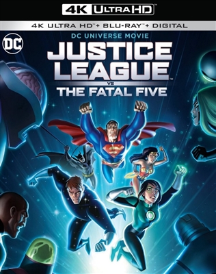 Justice League vs The Fatal Five 4K UHD Blu-ray (Rental)