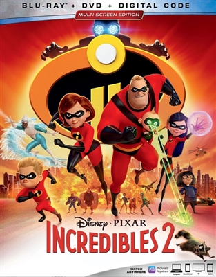 Incredibles 2 09/18 Blu-ray (Rental)