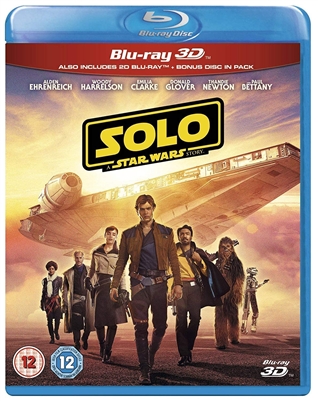 Solo: A Star Wars Story 3D 10/18 Blu-ray (Rental)