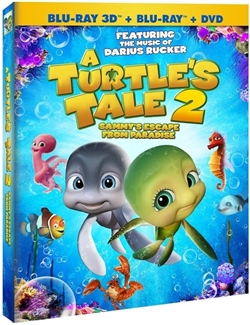 Turtle's Tale 2: Sammy's Escape from Paradise 3D Blu-ray (Rental)