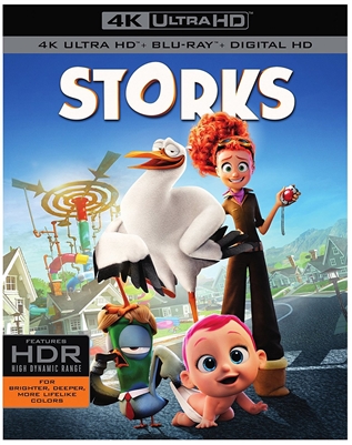 Storks 4K UHD Blu-ray (Rental)