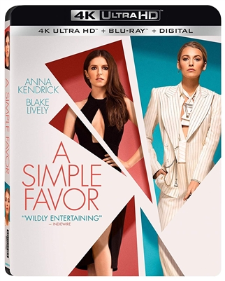 Simple Favor 4K UHD 11/18 Blu-ray (Rental)