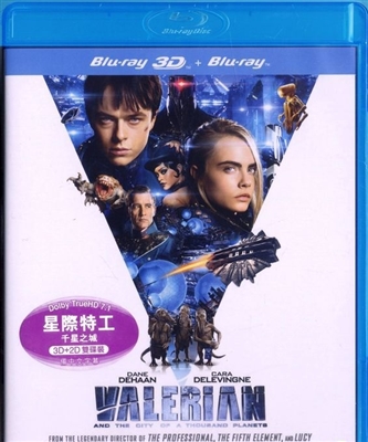 Valerian And The City Of A Thousand Planets 3D Blu-ray (Rental)