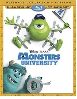 Monsters University 3D Blu-ray (Rental)