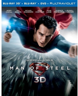 Man of Steel 3D Blu-ray (Rental)