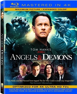 Angels & Demons Mastered in 4K Blu-ray (Rental)