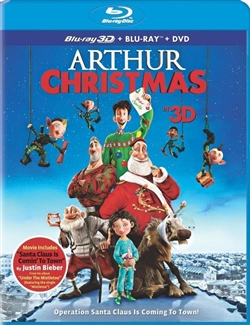 Arthur Christmas 3D Blu-ray (Rental)