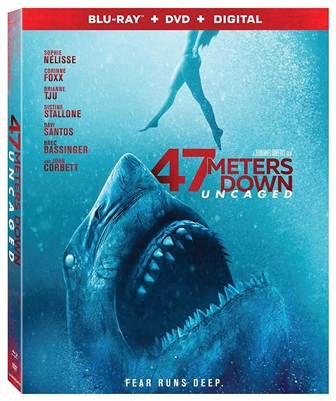 47 Meters Down: Uncaged 2019 Blu-ray (Rental)