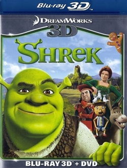 Shrek 1 3D Blu-ray (Rental)