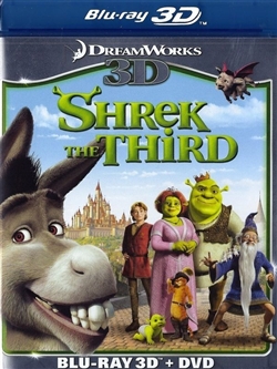 Shrek 3 the Third 3D Blu-ray (Rental)