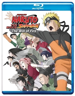 Naruto Shippuden the Movie: The Will of Fire Blu-ray (Rental)