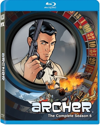 Archer: The Complete Season Six 03/16 Blu-ray (Rental)