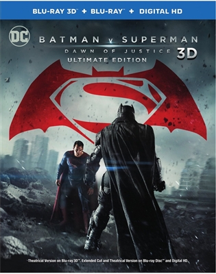 Batman v Superman: Dawn of Justice 3D 06/16 Blu-ray (Rental)