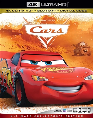 Cars 4K UHD 07/19 Blu-ray (Rental)