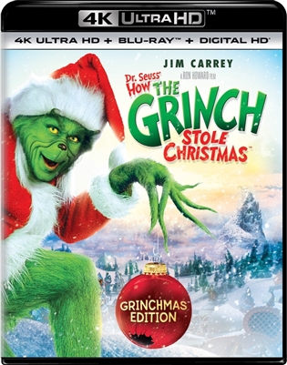 Dr Seuss How the Grinch Stole Christmas 4K UHD Blu-ray (Rental)