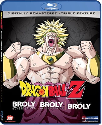 Dragon Ball Z: Broly: The Legendary Super Saiyan / Broly: Second Coming / Bio Broly 10/14 Blu-ray (Rental)