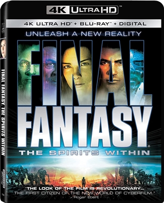 Final Fantasy: The Spirits Within 4K UHD 11/21 Blu-ray (Rental)